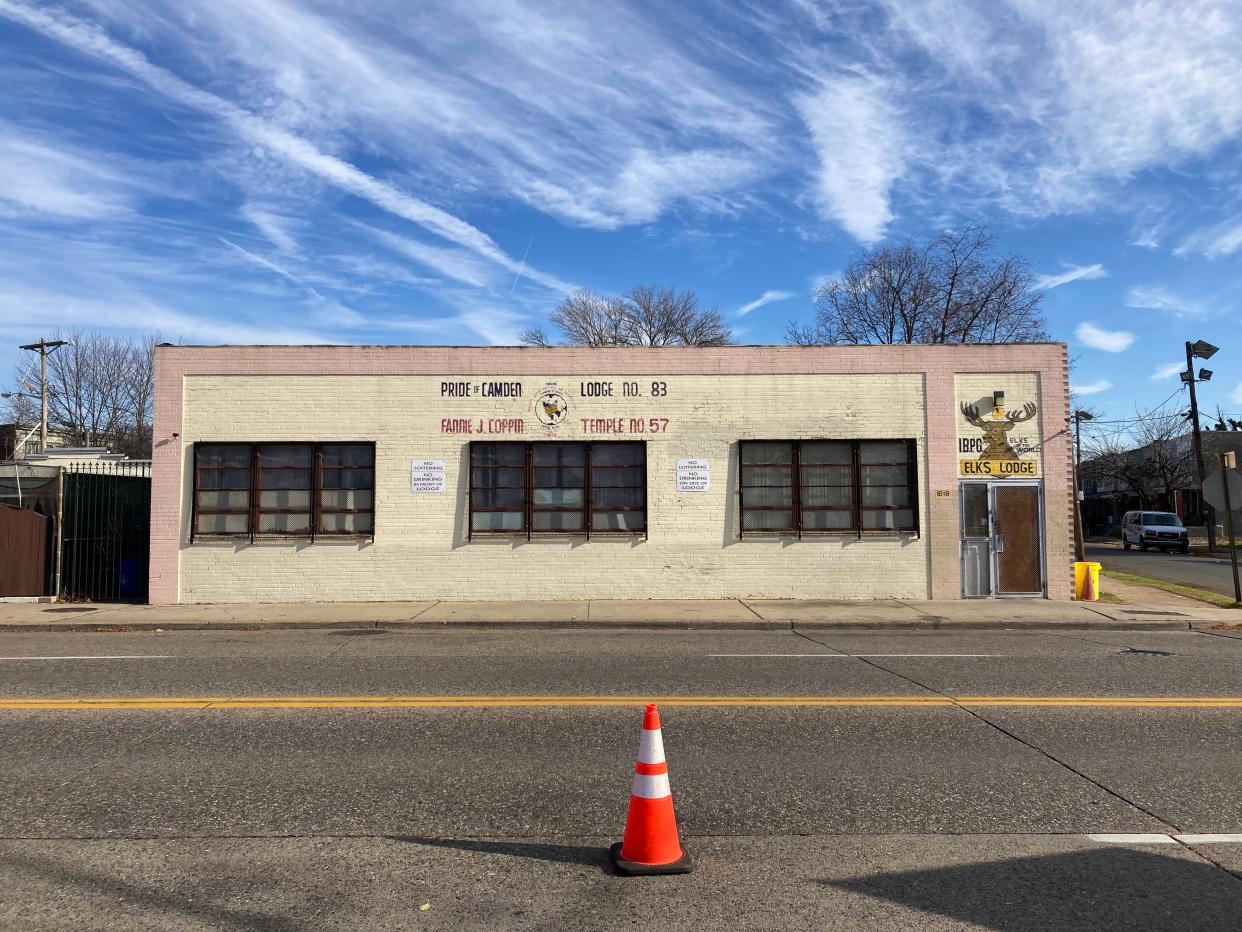 The Pride of Camden Elks Lodge on Mount Ephraim Avenue was quiet Monday morning, days after a 14-year-old was fatally shot after leaving a birthday party there.