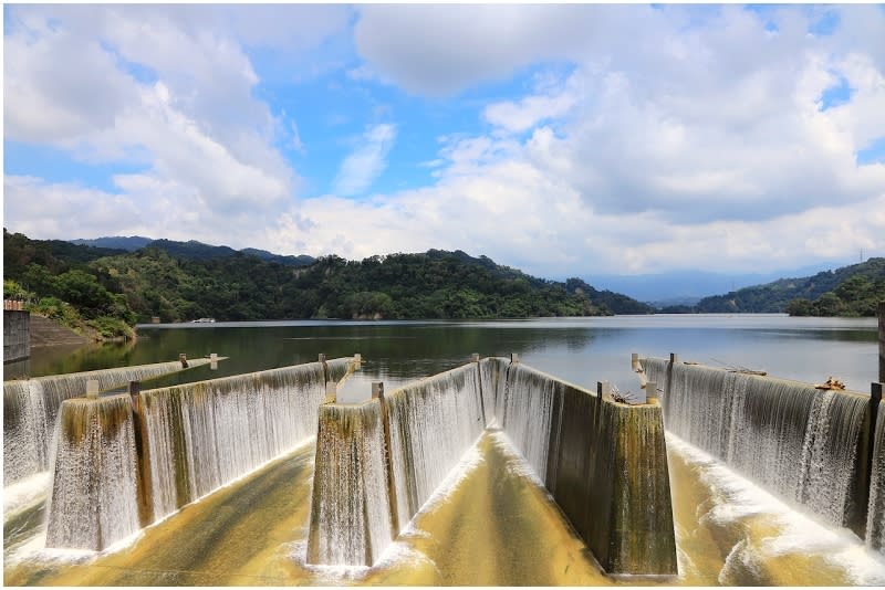 苗栗｜鯉魚潭水庫鋸齒堰