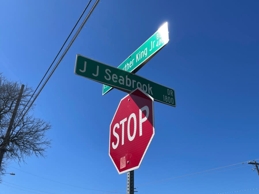 J.J. Seabrook Drive in Austin (KXAN Photo/Kelsey Thompson)