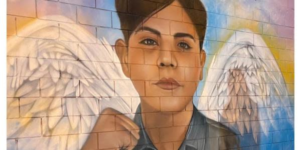 Realizan en Playas de Rosarito mural en honor a Brian Efren Cortez 