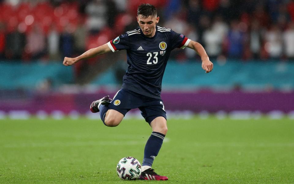 Billy Gilmour was Scotland's star man against England at Wembley - REUTERS