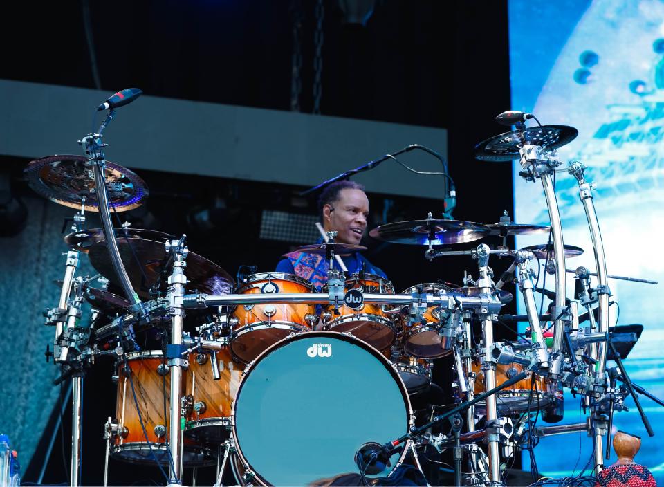 Drummer John Paris joined Earth, Wind & Fire in 2001.