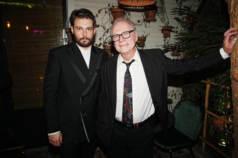 Sam Levinson with his father, director Barry Levinson.