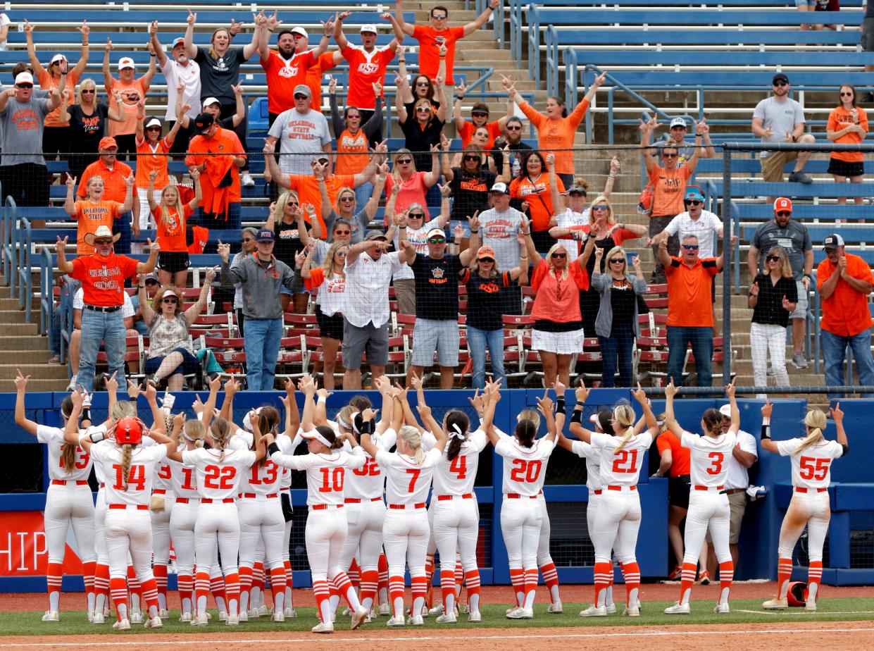 Will Oklahoma State defeat Clemson in the Stillwater Super Regional of the NCAA Softball Tournament?