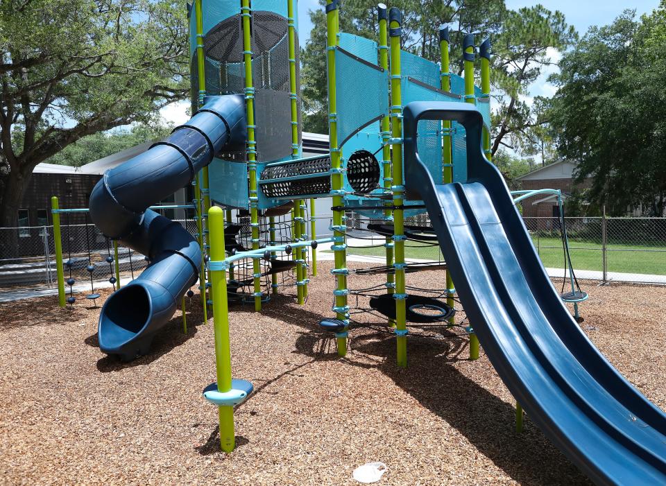 The public will have a chance to get a first hand look of the new  playground at the newly reconstructed Clarence R. Kelly Community Center during a grand opening event from 3-5 p.m.  June 19 at the center at 1715 NE Eighth Ave.