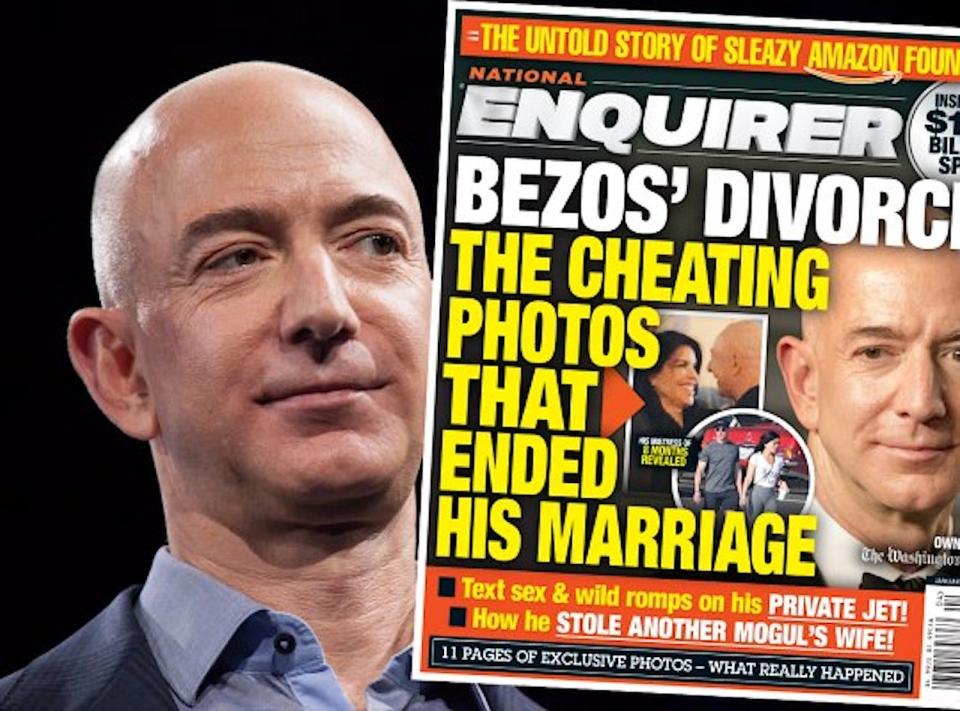 jeff bezos divorce lauren sanchez cheating affair photos exclusive national enquirer