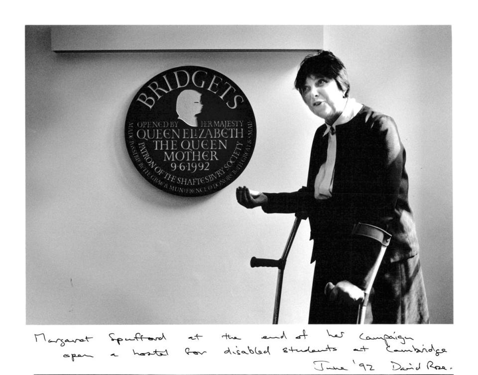 Campaigner Dr Margaret Spufford  1992 (David Rose/Independent)