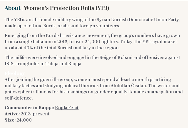 About | Women's Protection Units (YPJ)