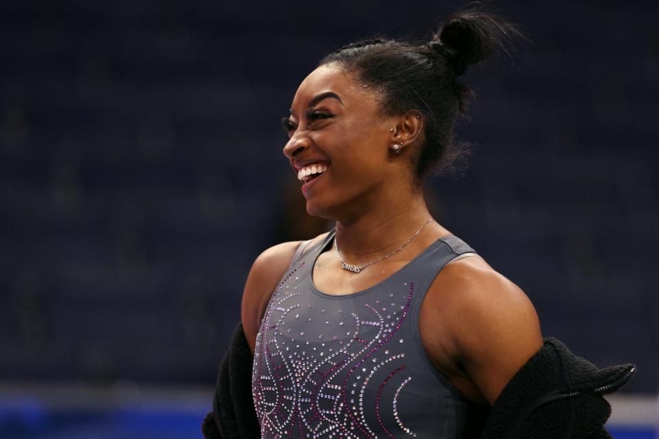 Simone Biles, the most decorated gymnast in US history, took a two-year break from competition after the Tokyo Olympics (Getty Images)