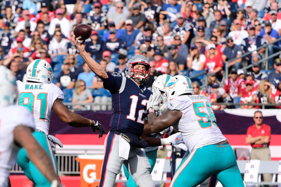 Tom Brady has not always had a happy time when visiting Miami