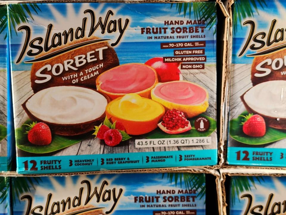 Island Way sorbet at Costco