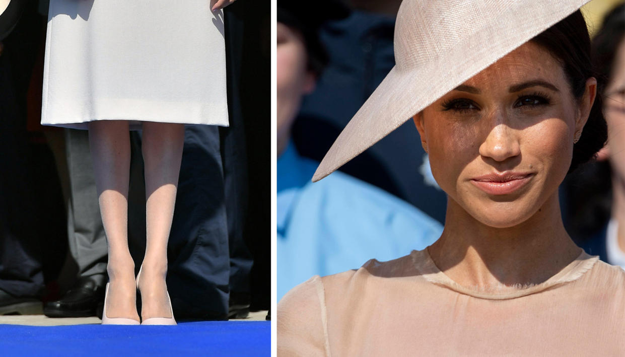 Ihr erster Auftritt als Herzogin: Gelten die Kleidervorschriften nun auch für Meghan? (Bild: AP Photo/Getty Images)