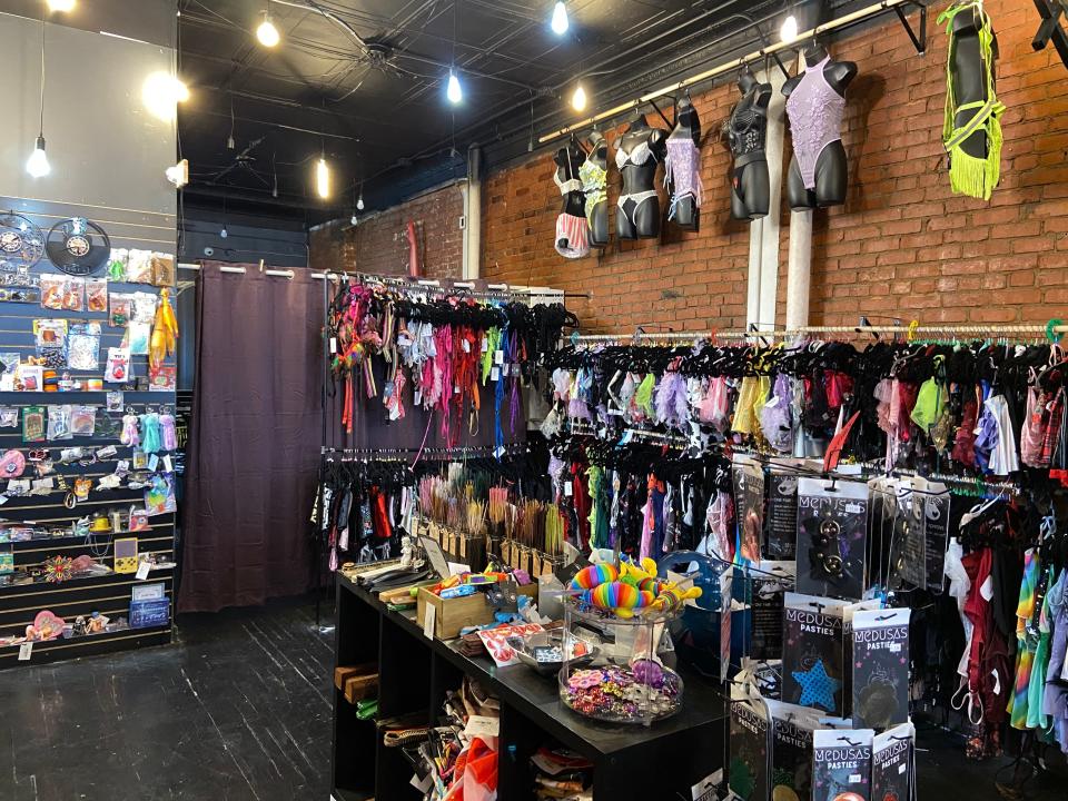 Medusas store on Monroe Avenue sells clothing, accessories, toys, health products and gifts. The holiday season is a busy time for them.