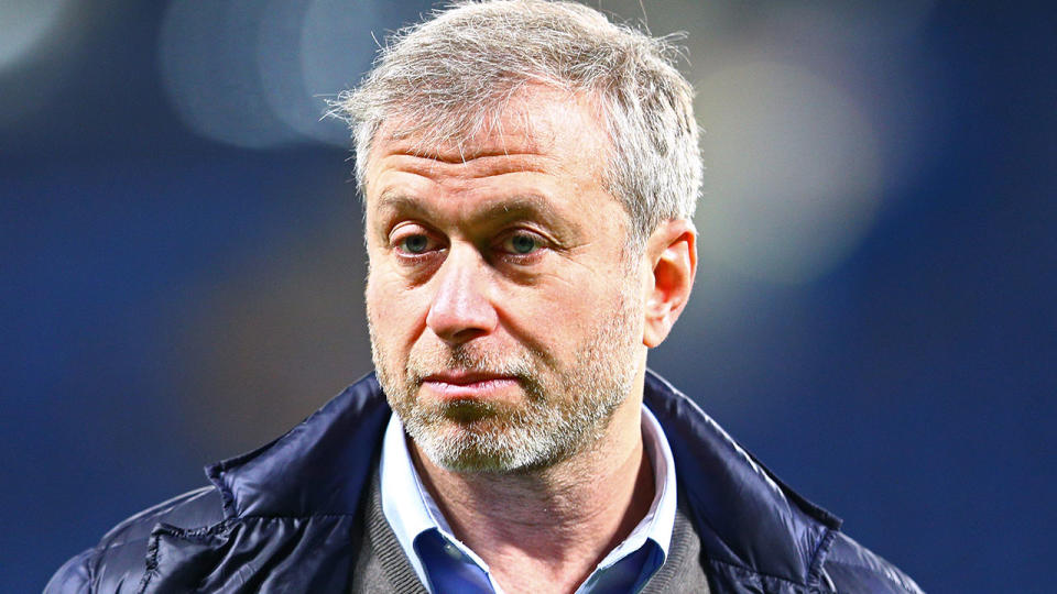 Pictured here, Russian billionaire Roman Abramovich at a Chelsea game.