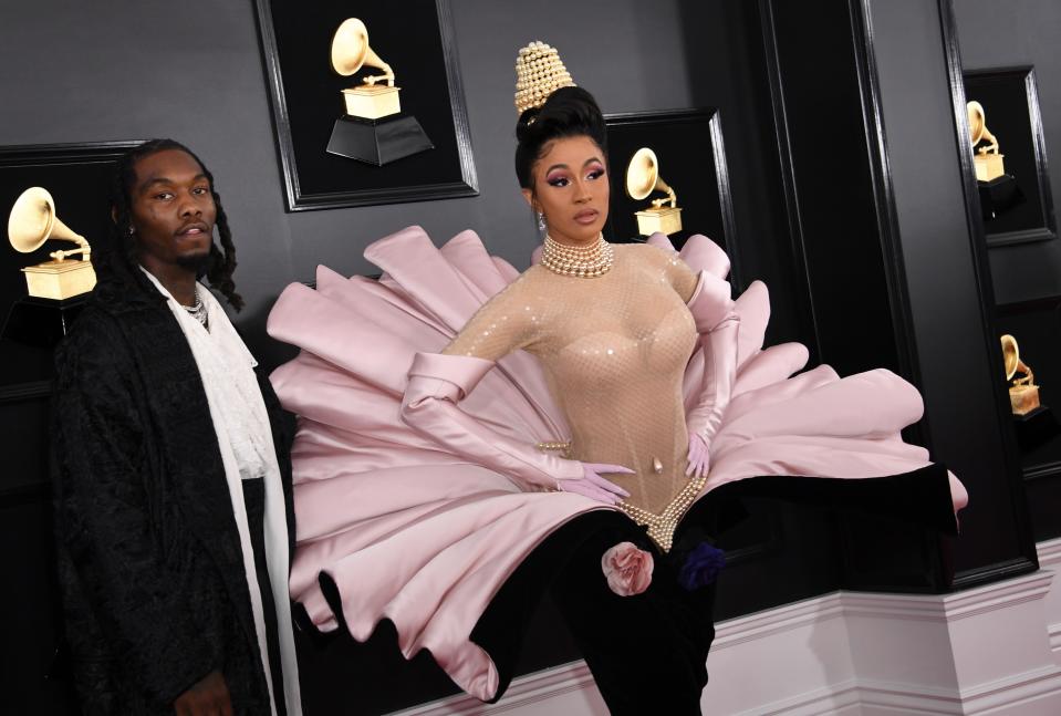 <p>As the 2019 Grammy arrivals hit the red carpet, we're updating in real time to bring you the most glamorous dresses and looks from the biggest night in music.</p>