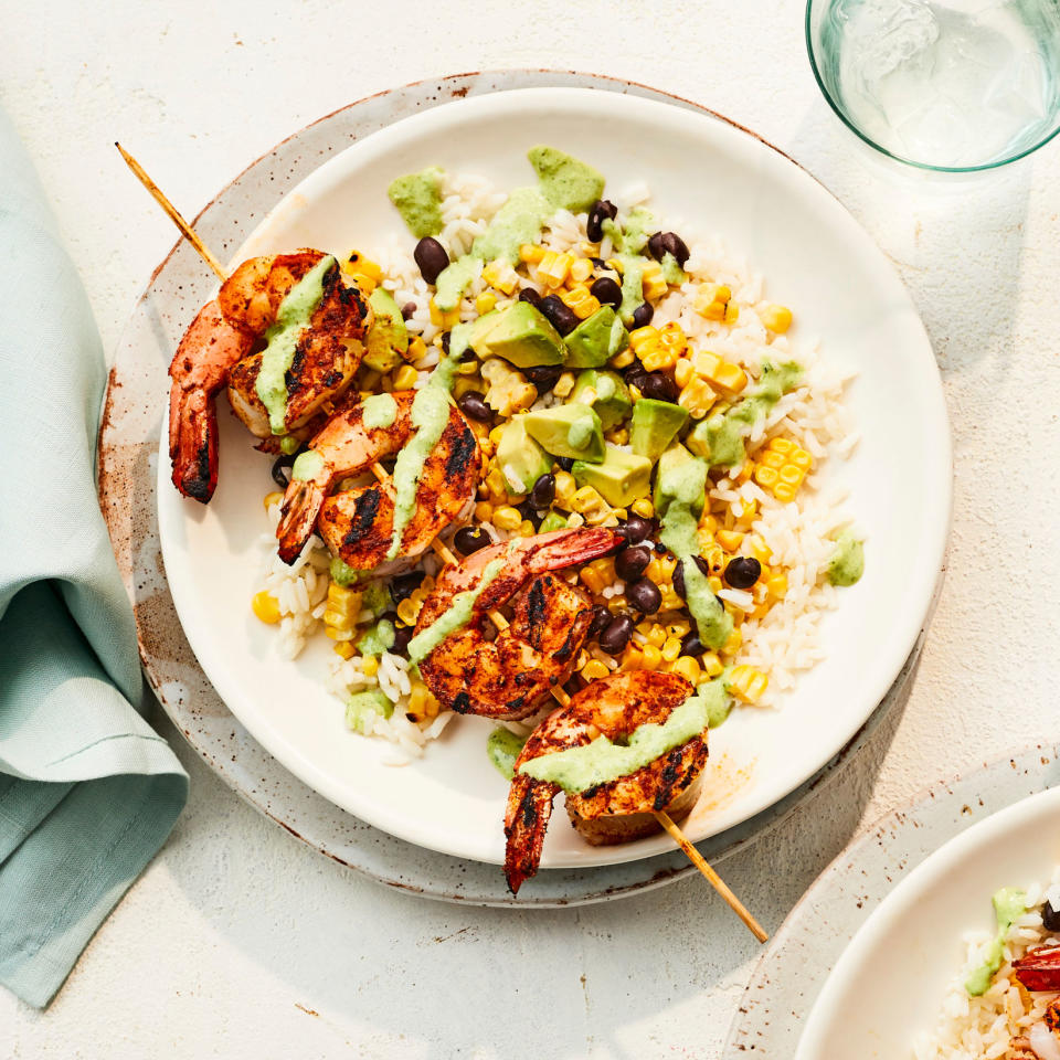 Blackened Shrimp Rice Bowls