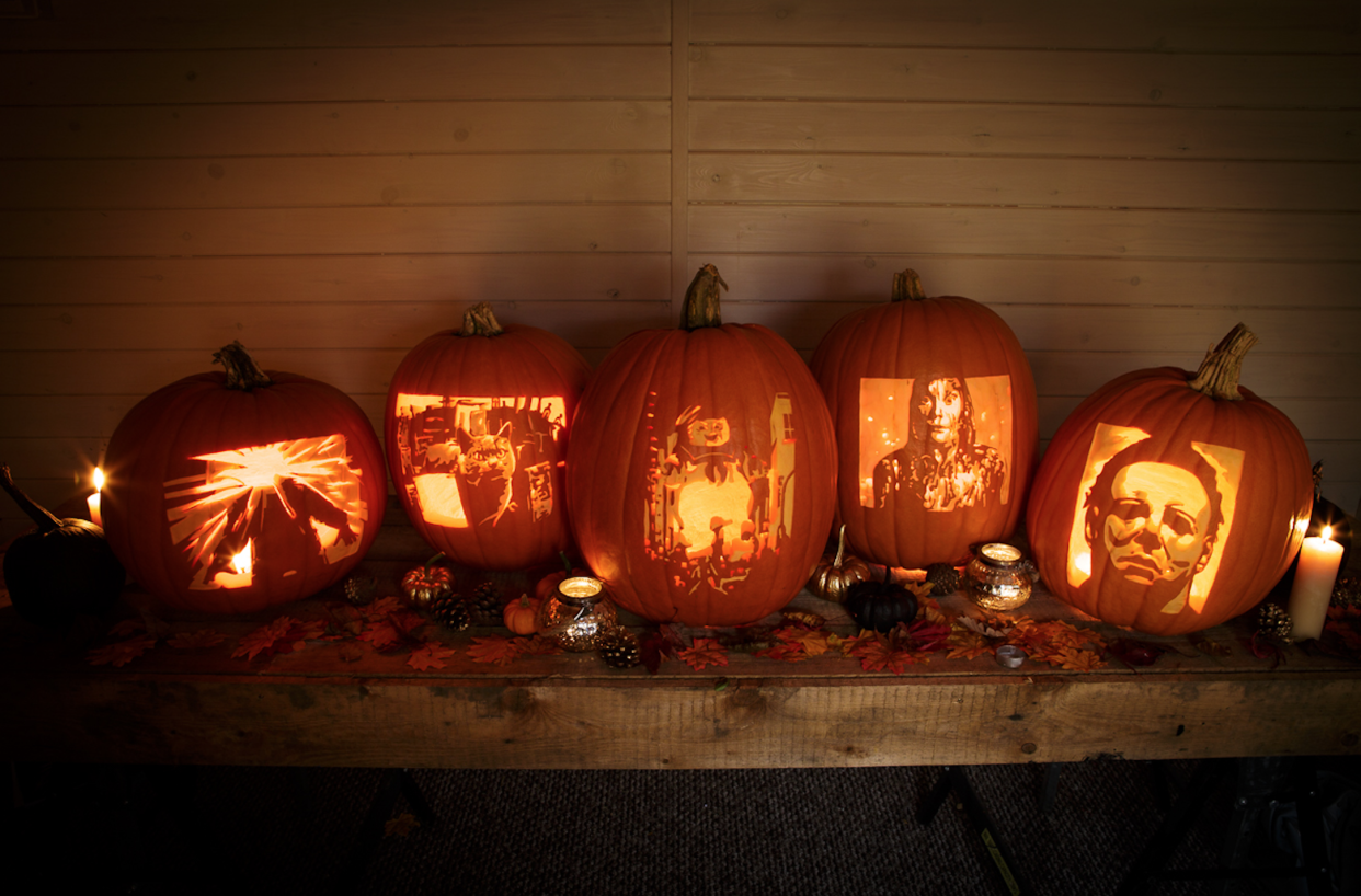 Dave Finkle’s pumpkins. (Sky Cinema)