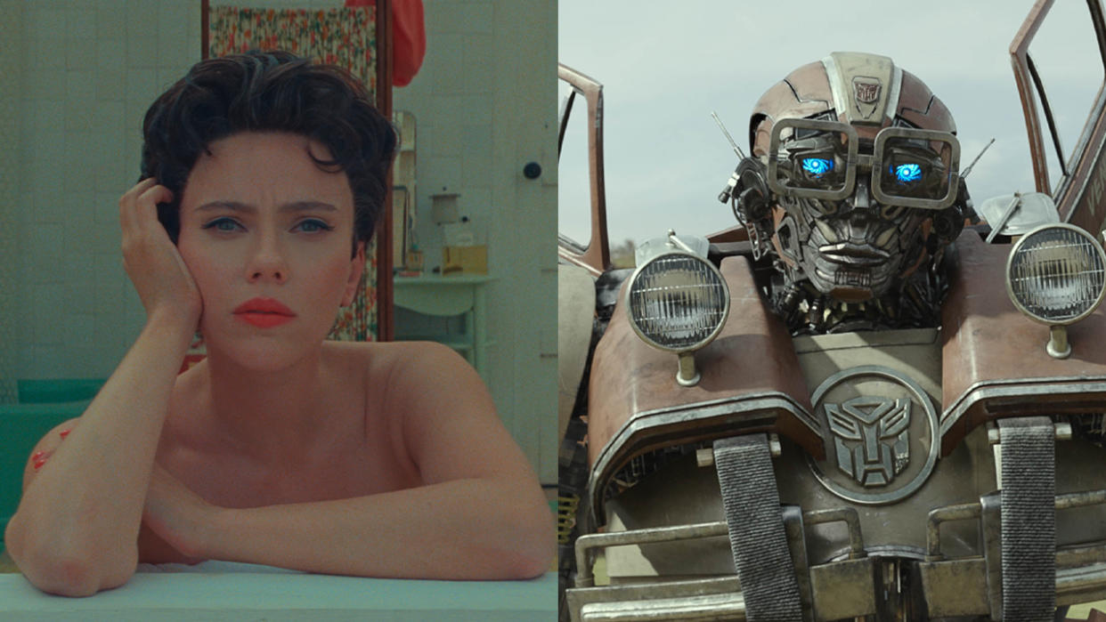  ScarJo in Asteroid City, Transformers: Rise of Beasts 