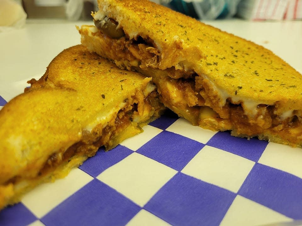Specialty grilled cheese sandwiches are on the menu at Hill Crest Ice Cream.