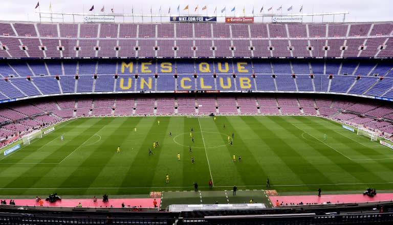 Barcelona played their Spanish league match against Las Palmas behind closed doors on October 1