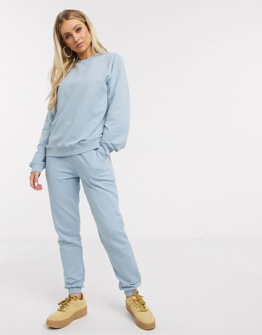 ASOS DESIGN Tracksuit Ultimate Sweat/Jogger with Tie in Organic Cotton