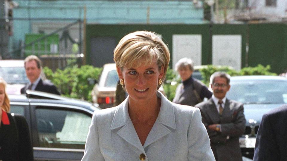 diana visiting brompton hospital