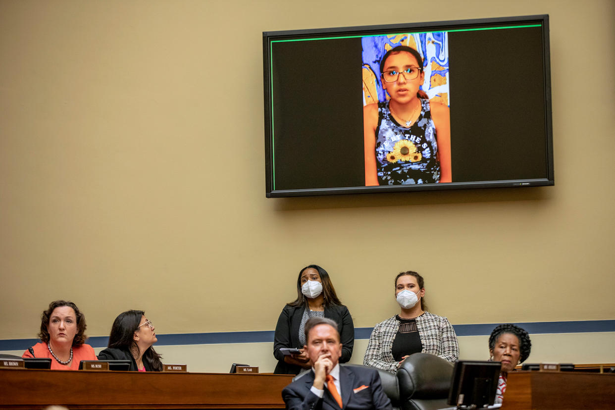 gun-violence-hearing-miah-carrillo.jpg Congress Guns - Credit: Jason Andrew/The New York Times via Pool/AP