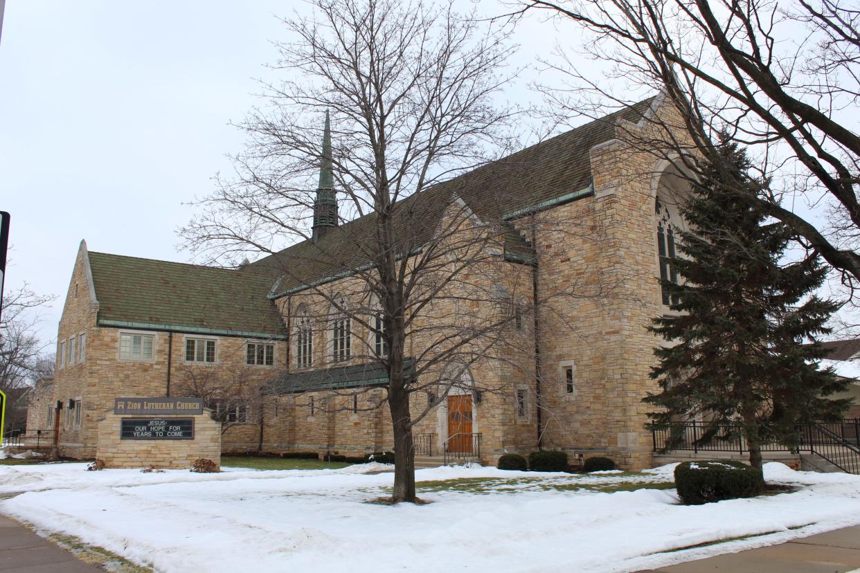 Zion Lutheran Church, built in 1953 in Wausau, was listed on the State Register of Historic Places by the Wisconsin Historical Society.