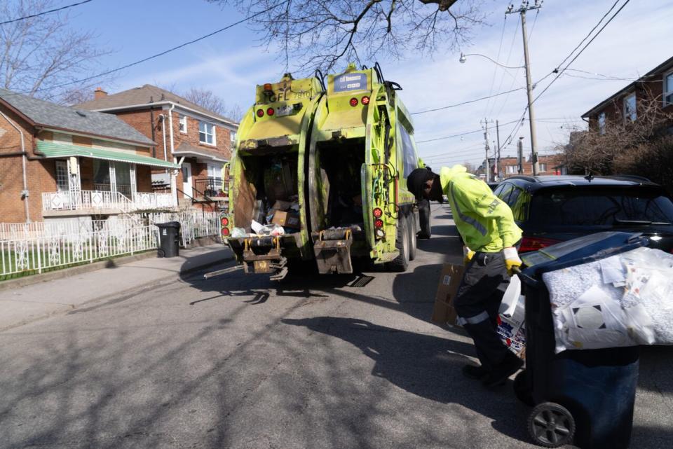 Ontario's current plan will require producers of blue box material to hit certain recycling targets by 2026 and 2030, or face fines for failing to comply. Some corporate groups in the sector are pushing the government to amend that plan.