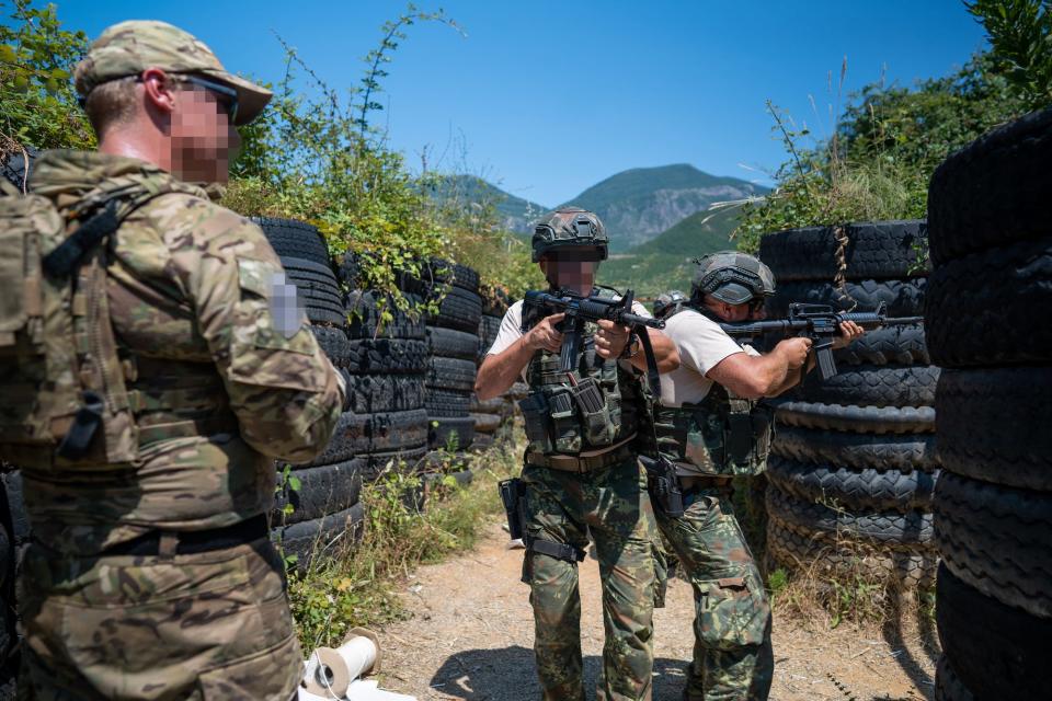US Army Green Berets in Albania