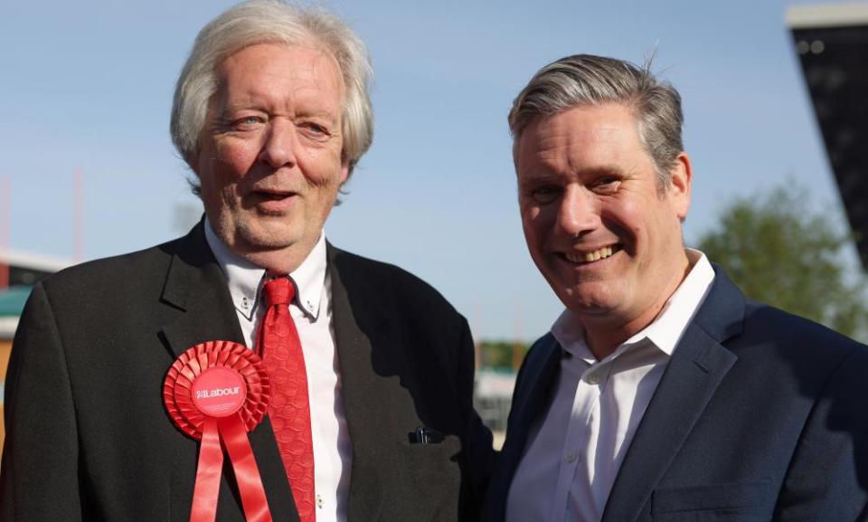 Barry Rawlings with Keir Starmer