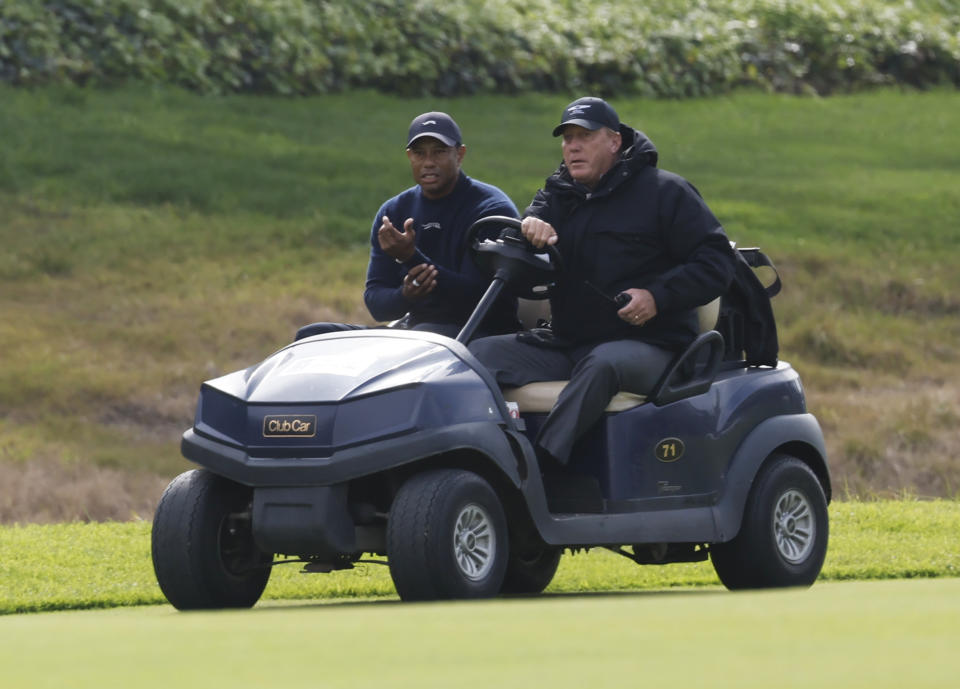 In yet another tournament, Tiger Woods had yet another early exit.  (Gina Ferrazzi/Los Angeles Times via Getty Images)