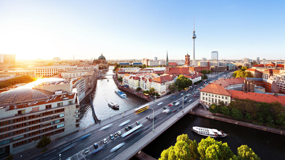 The streets of Berlin