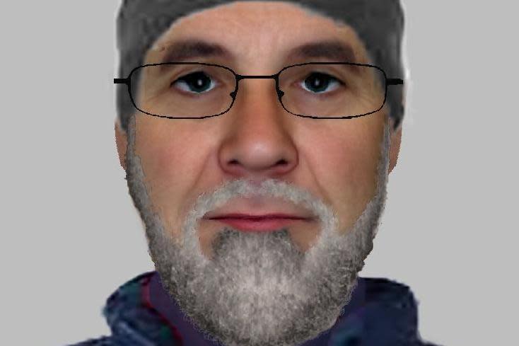 Police produced an e-fit of the sex attacker using a description provided by the victim: Metropolitan Police