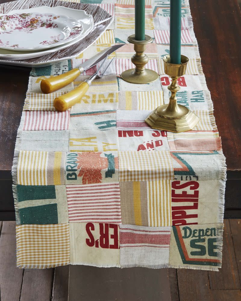 4) Grainsack Patchwork Runner