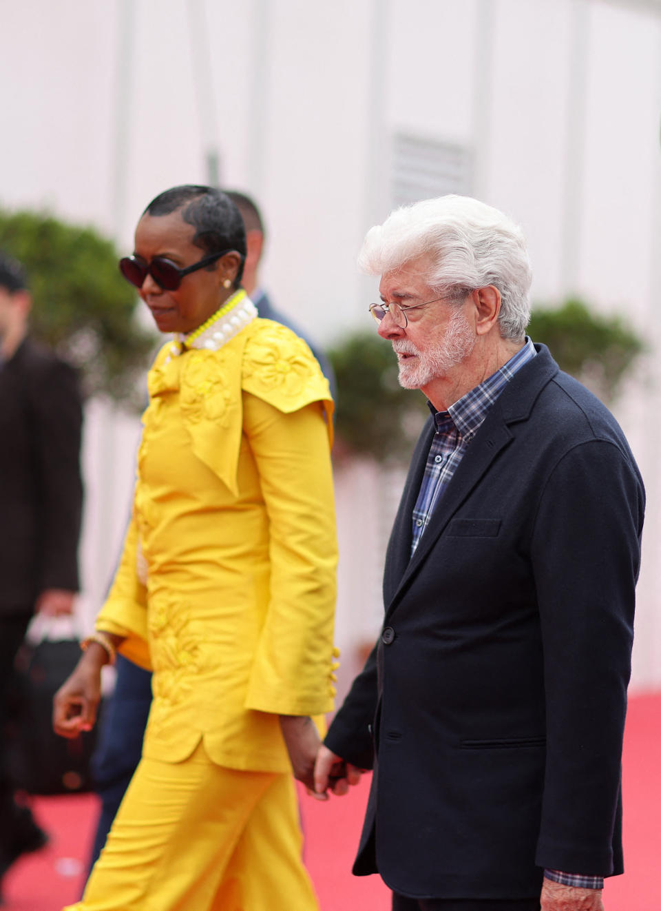 George Lucas et son épouse à Cannes