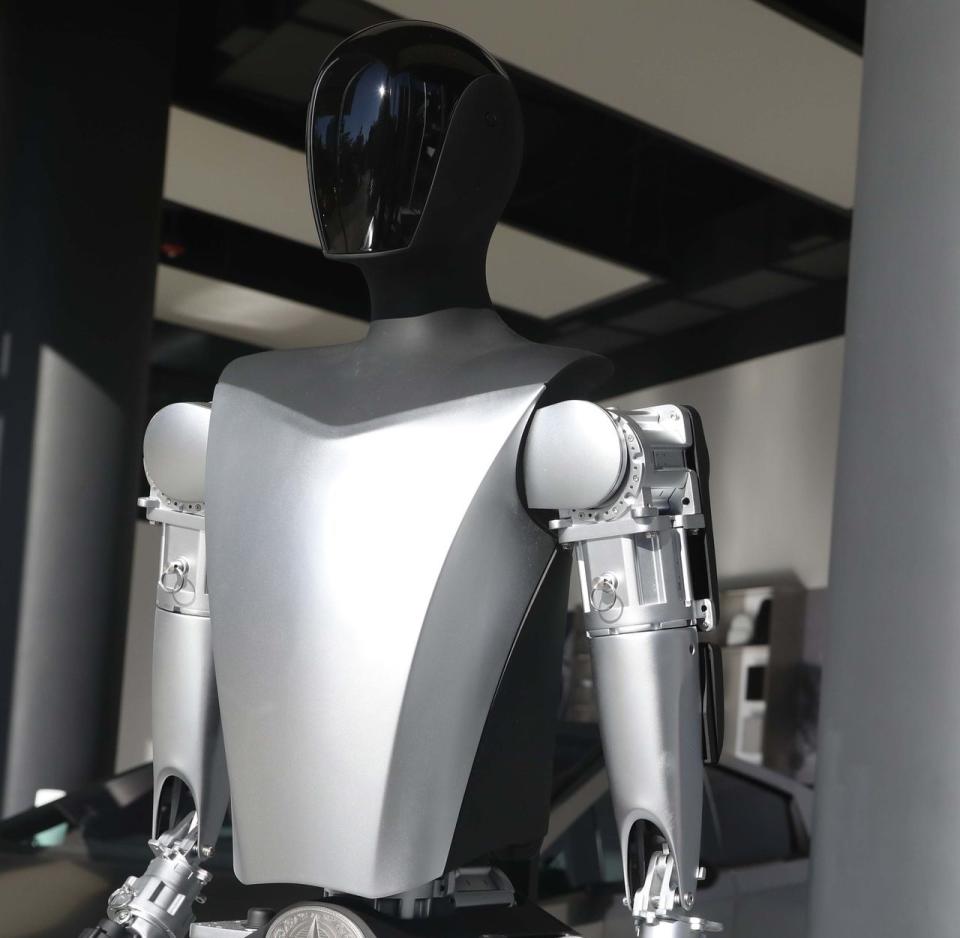 Tesla’s humanoid robot, known as Optimus.