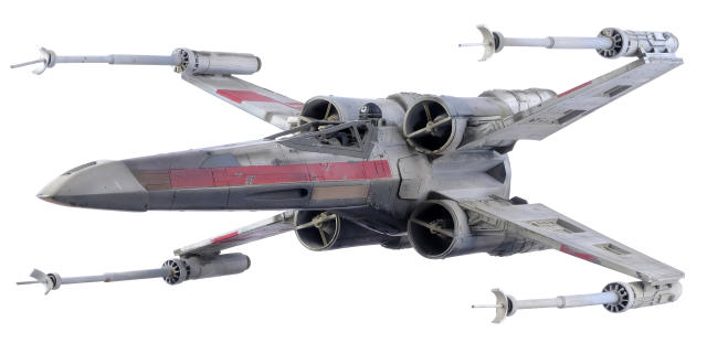 paquete bosquejo serie Star Wars' X-Wing miniature sells for £1.9m at auction