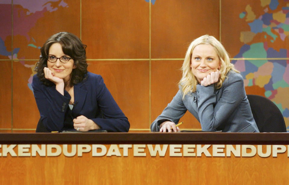 Tina Fey and Amy Poehler  (Dana Edelso / Getty Images)
