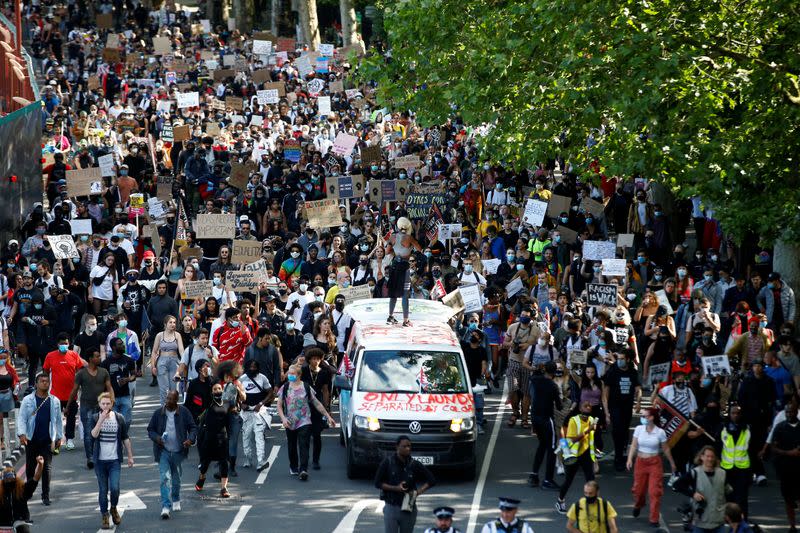 Black Lives Matter protest, in London