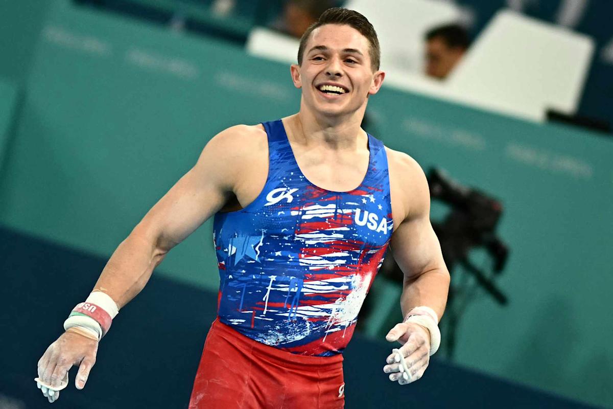 Team USA Gymnast Paul Juda Cries as He Praises Support of Gymnast