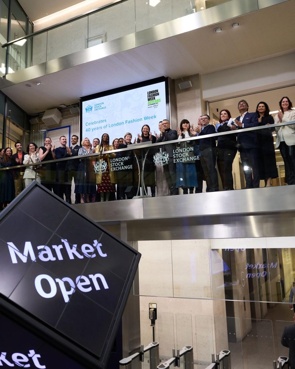 London Fashion Week hits the London Stock Exchange (BFC)