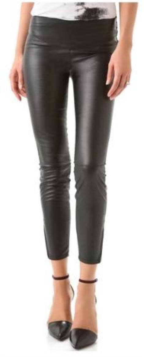 Blank Denim Leather Legging $88