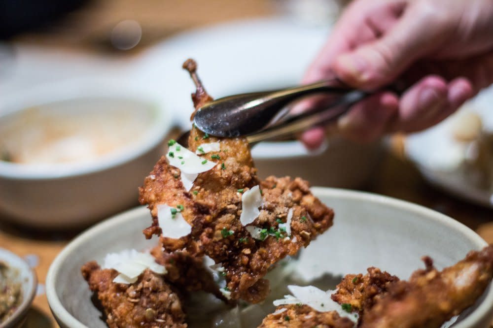 quail at State Bird Provisions in San Francisco, CA