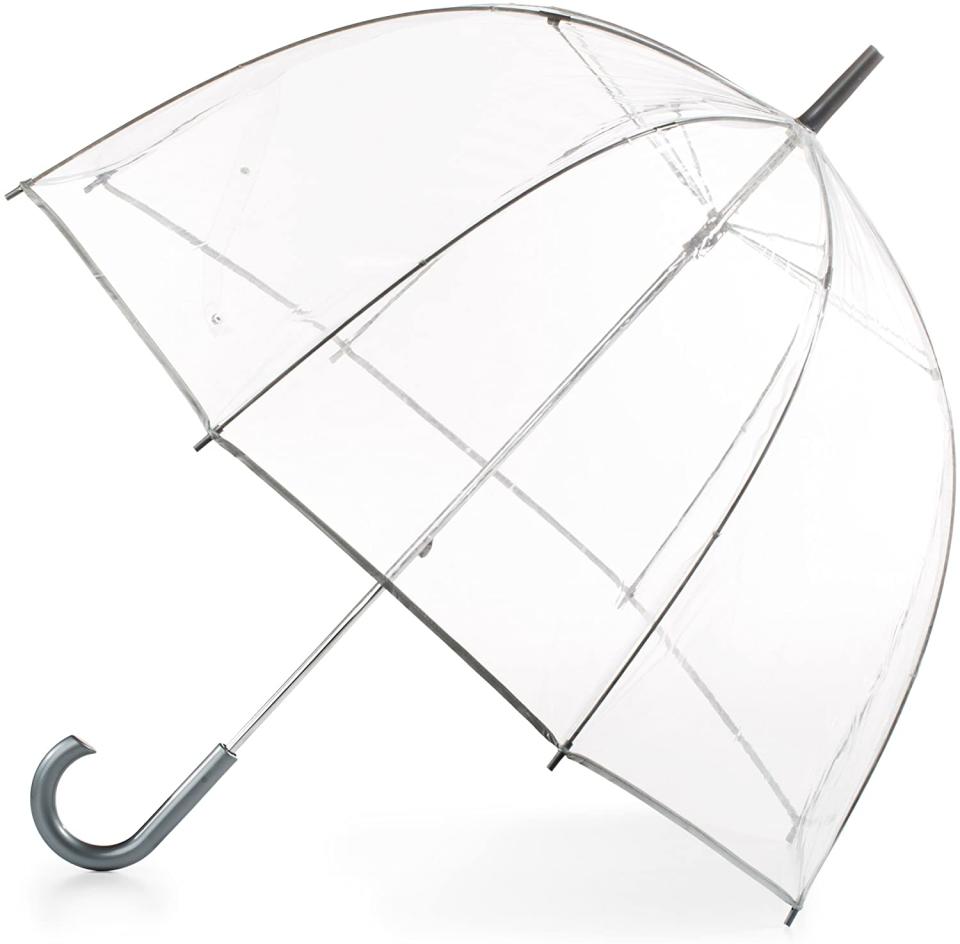 Totes Clear Bubble Umbrella. Image via Amazon.