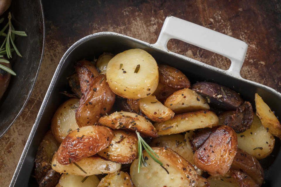 Roast potatoes have topped the most popular Christmas dinner list. (Getty Images)