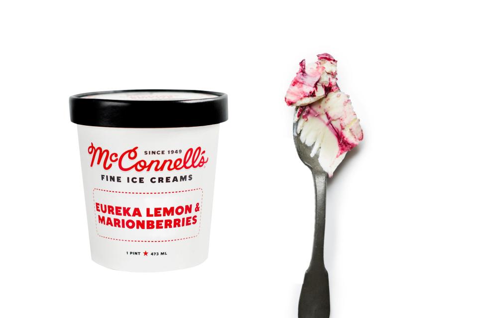 Eureka Lemon & Marionberries Ice Cream