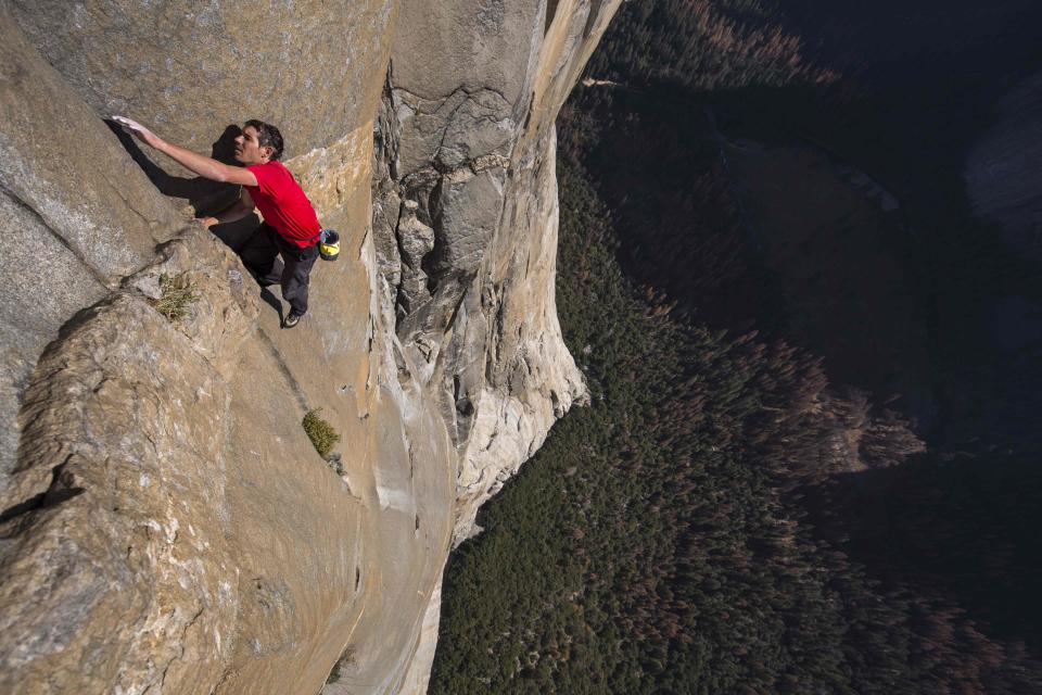 Alex Honnold's quest to climb El Capitan in Yosemite National Park is chronicled in the documentary "Free Solo."