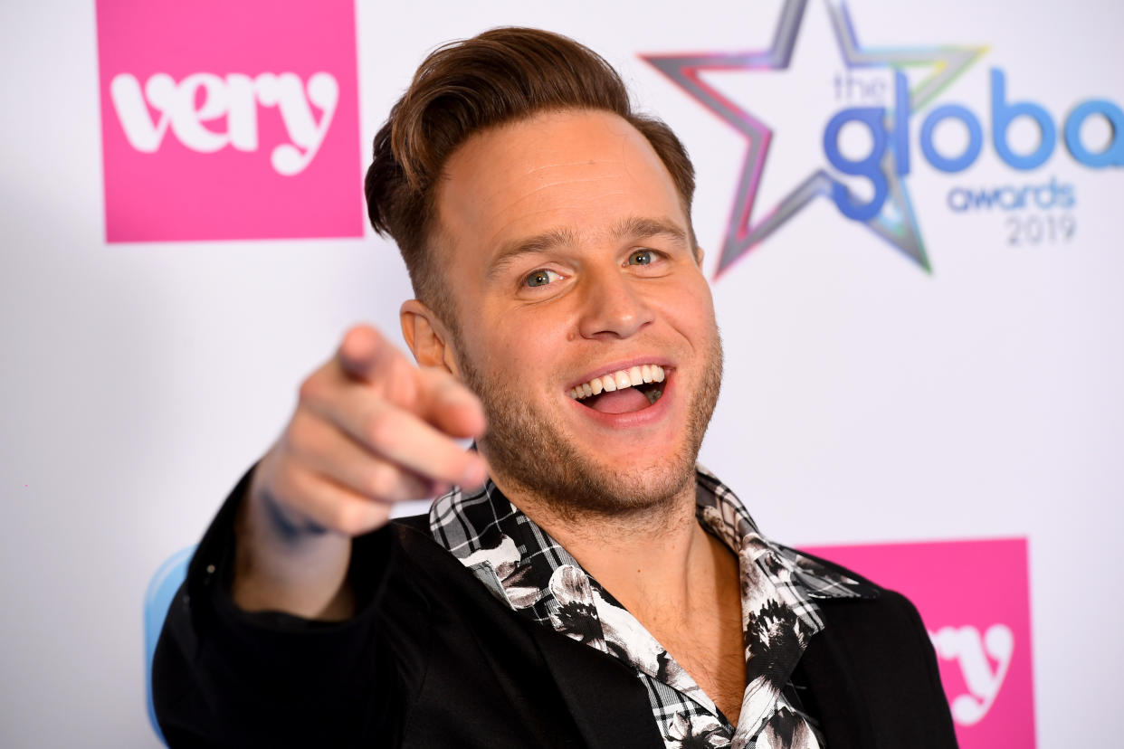 Olly Murs attends the The Global Awards with Very.co.uk at Eventim Apollo, Hammersmith on March 07, 2019 in London, England. (Photo by Dave J Hogan/Getty Images)