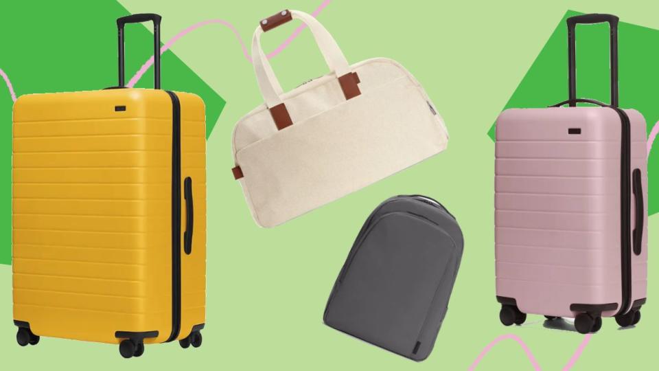 For the first time ever, cult-favorite luggage brand Away is offering up to half off suitcases, weekender bags and travel accessories. (Photo: Huffpost)